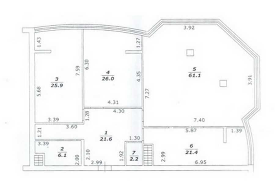 3-rooms apartment apartment by the address st. Kulikovo pole pl Oktyabrskoy revolyutsii pl (area 165 m²) - Atlanta.ua - photo 6