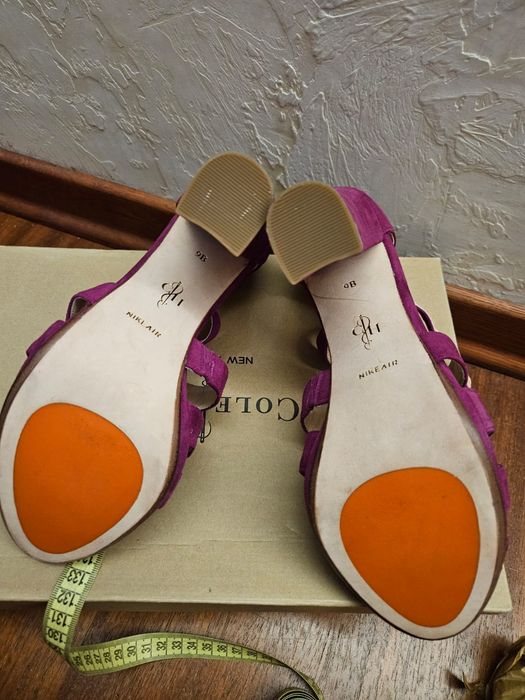 Яскраві босоніжки туфлі на підборах Cole Haan 39 40 41