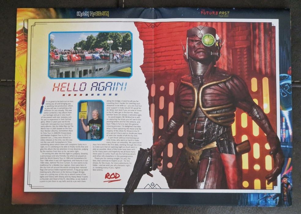 Tourbook 2023 z trasy Iron Maiden !!!