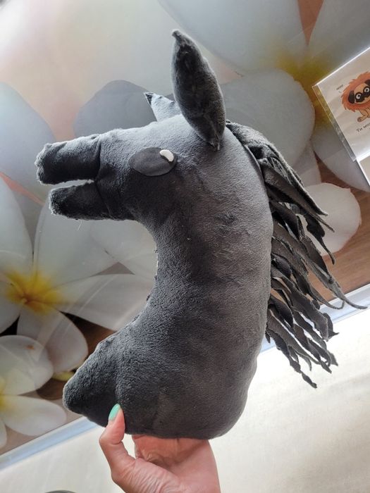 Хоббіхорсинг голова конячки для спортивної дитячої гри ручна робота