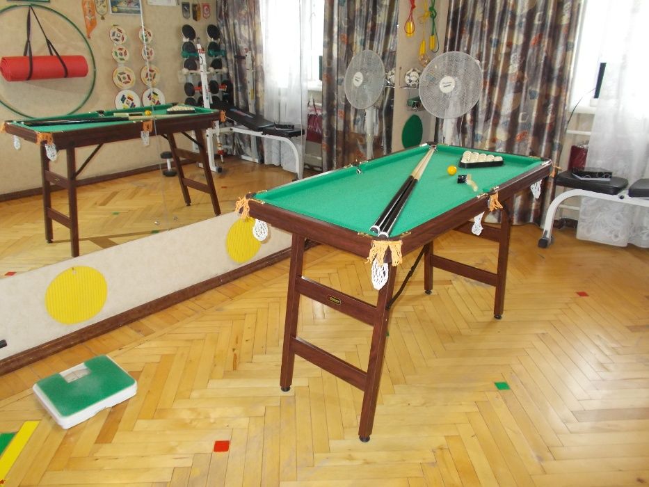 Бильярд  складной для квартиры.4 фута - пирамида.