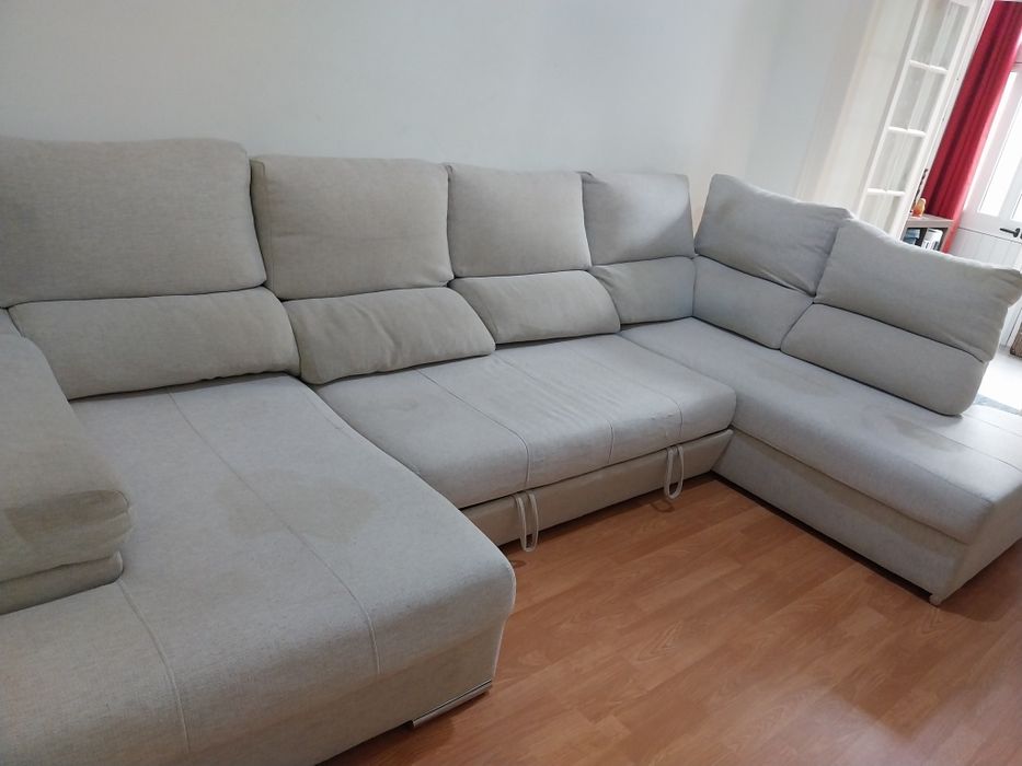 Sofá Grande em U Bari Familiar