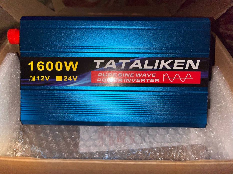 Інвертор Tataliken 1600W 12в220 Чистий синус!