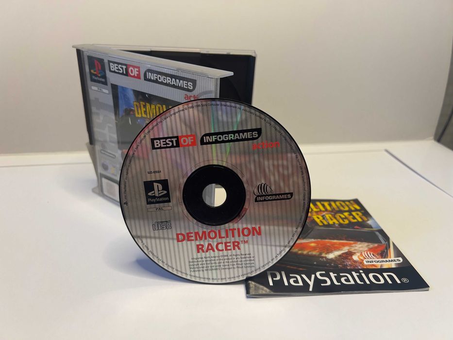 Playstation 1 Demolition Racer + Crash Bandicoot + Pocahontas + 4x4 WT