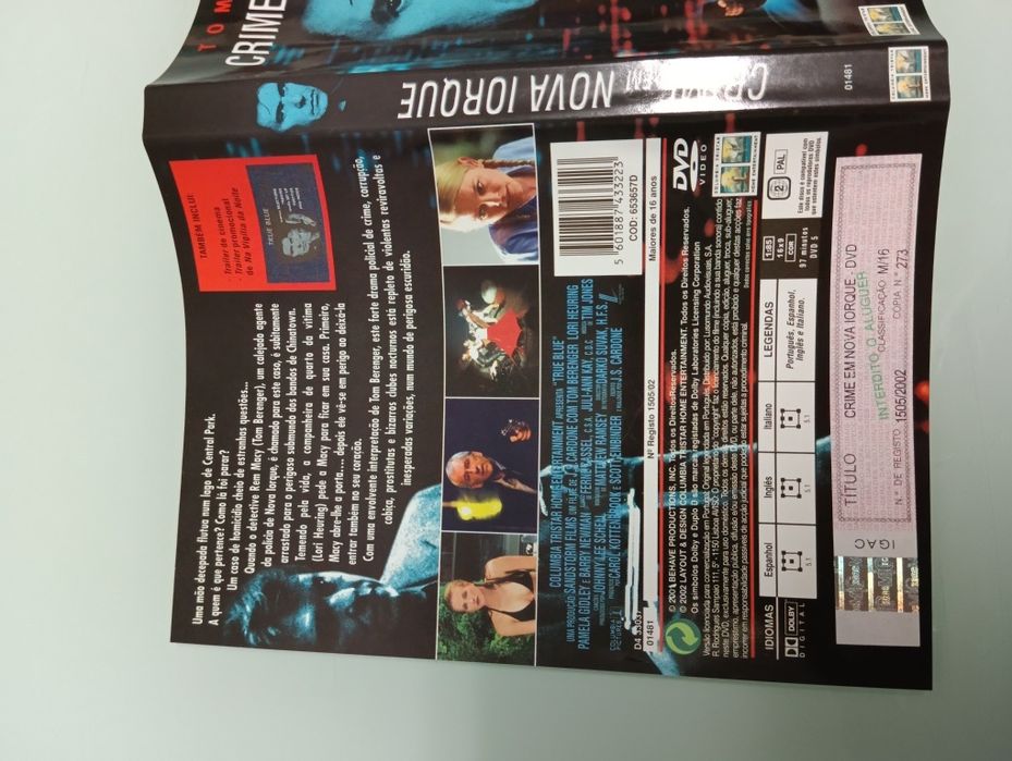 DVD crime em nova Iorque