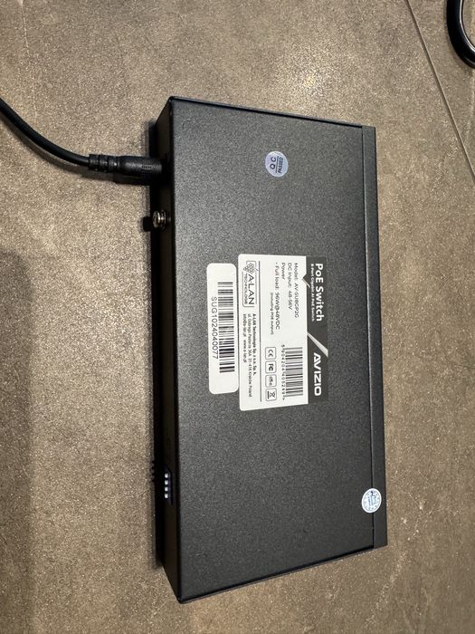 Switch PoE 10xRJ45 Gb/s 8xPoE + 2xUpLink 96W AVIZIO AV-SU8GP2G