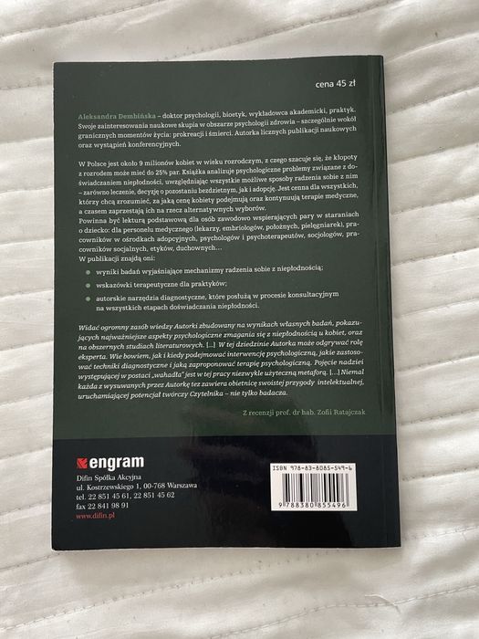 Psychologiczne aspekty zmagania sie kobiet z niepłodnością