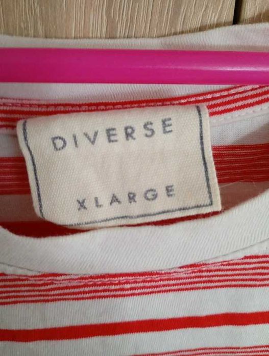 Koszulka damska w paski XL Diverse