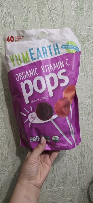 Органічні льодяники Iherb /конфеты /цукерки Iherb