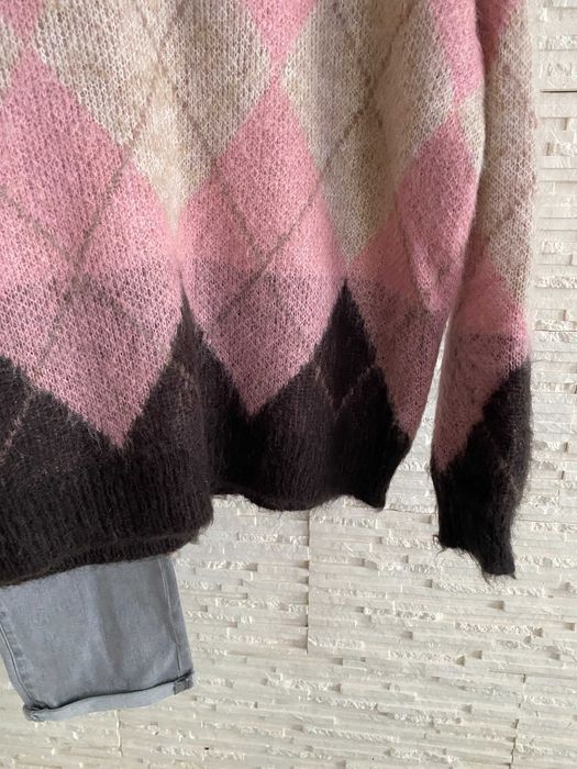 Lemonada nowy sweterek z moher geometryczny print
