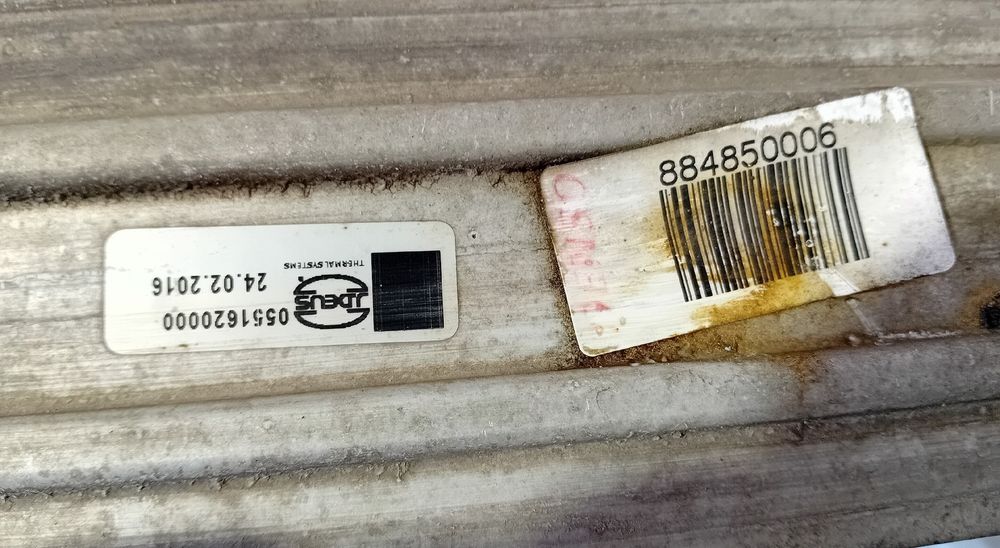 Radiador do intercooler ALFA ROMEO Giulietta (940_)