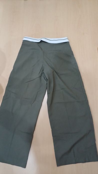 calças de fato, verde tropa