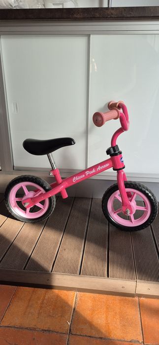 Bicicleta Chicco de Aprendizagem Rosa Sem Pedais