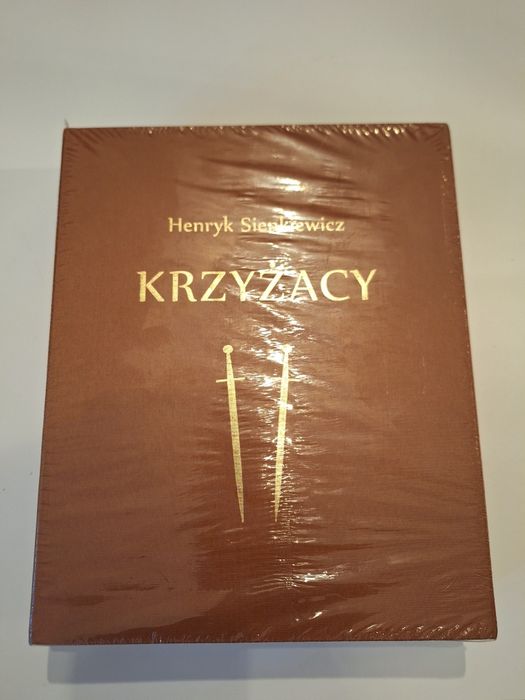 Krzyżacy Henryk Sienkiewicz Wydanie bibliofilskie w folii Grunwald 600