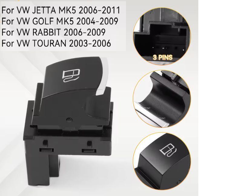 Botão abertura tampa combustível Vw Golf V Touran Jetta  NOVO