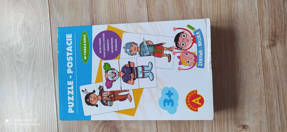 Puzzle postacie dla dzieci