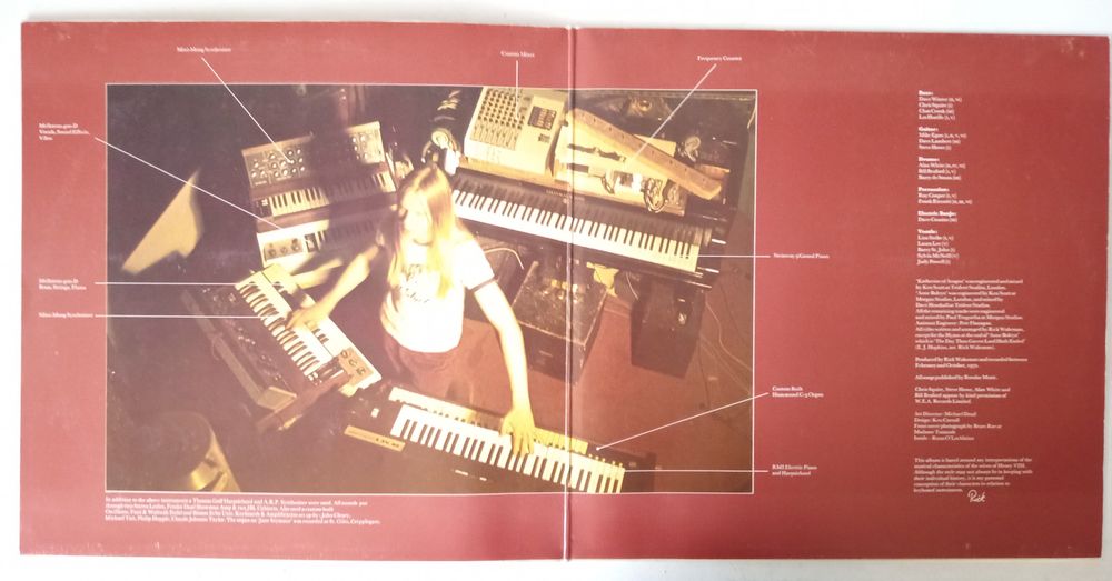 Rick Wakeman - Six Wives of Henry VIII  LP