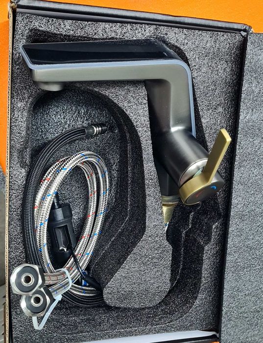 Torneira casa de banho, modo duplo com visor de temperatura de Luxo