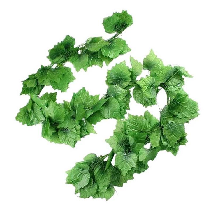 12X Sztuczny Bluszcz Na Ścianę Balkon ROŚLINA Liście Dekoracje AŻ 27M