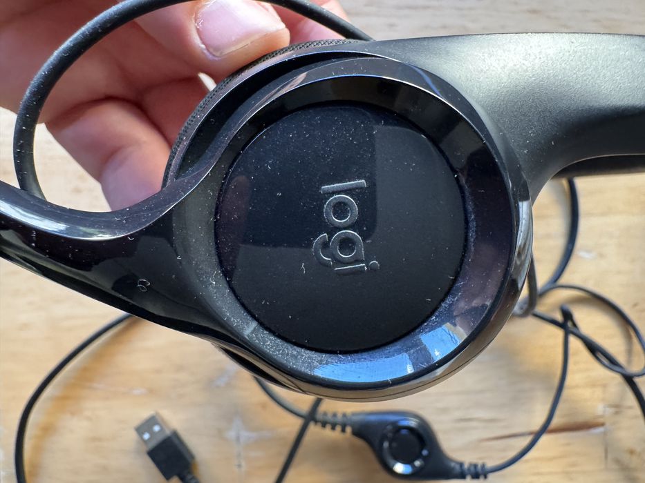 Headset Logitech H390 com Microfone USB