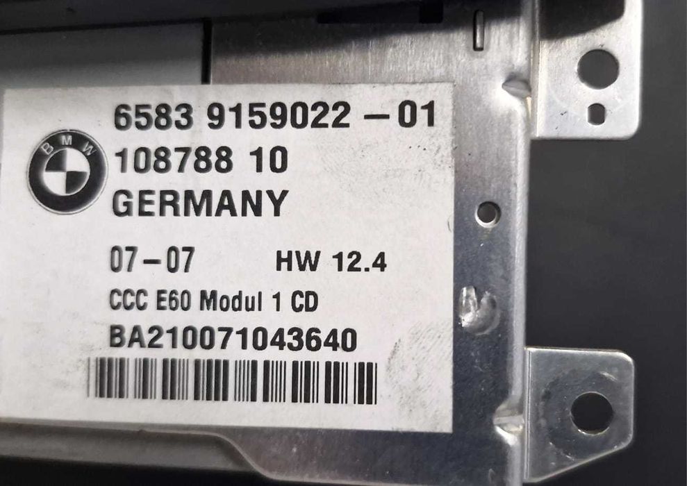 Radio navi CCC czytnik BMW 5 6 E60 E61 E63 E64