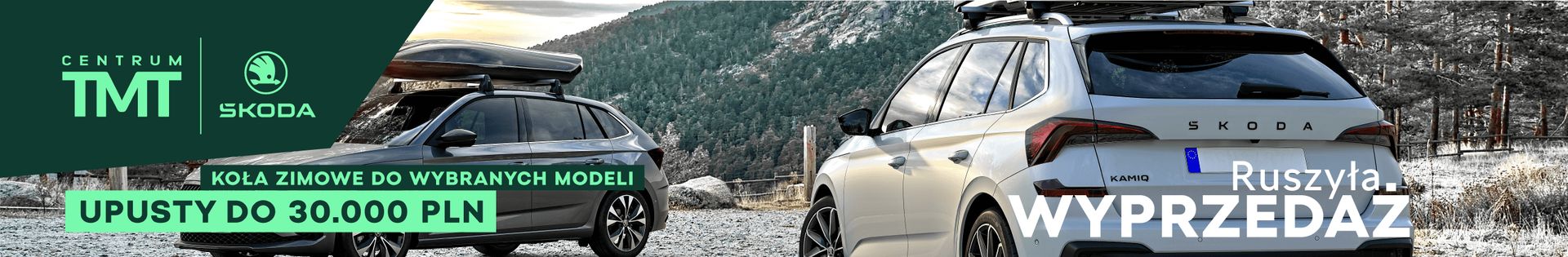 Autoryzowany Dealer Skoda Centrum TMT top banner