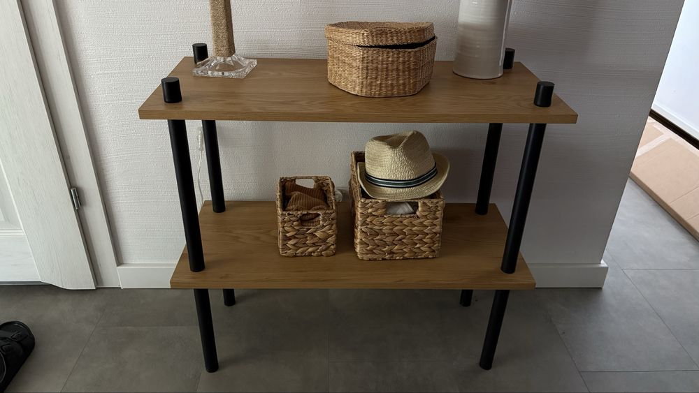 Regał konsola dębowa