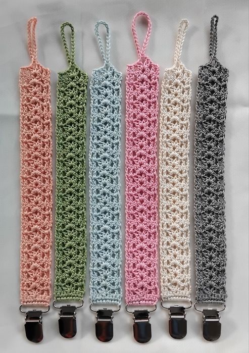 Porta chuchas em crochet