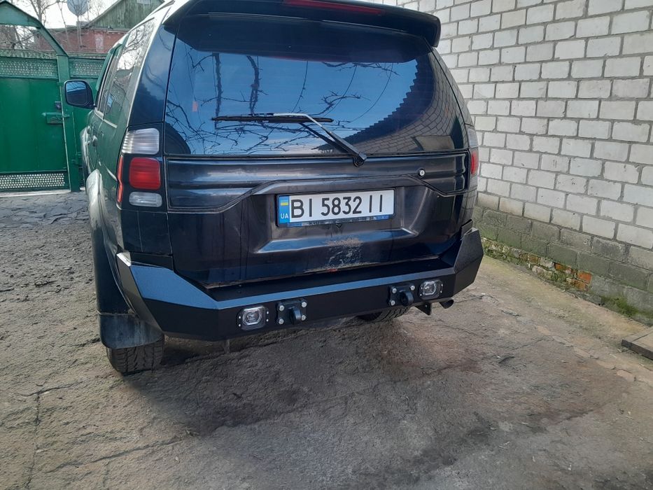 Бампер силовий металевий Mitsubishi Pajero Sport