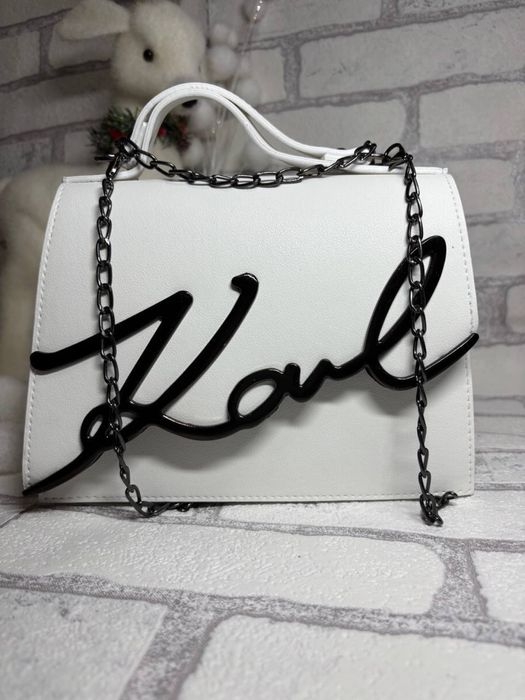 Люкс! Нова жіноча сумка Карл. Женская сумка Karl Lagerfeld. Подарок
