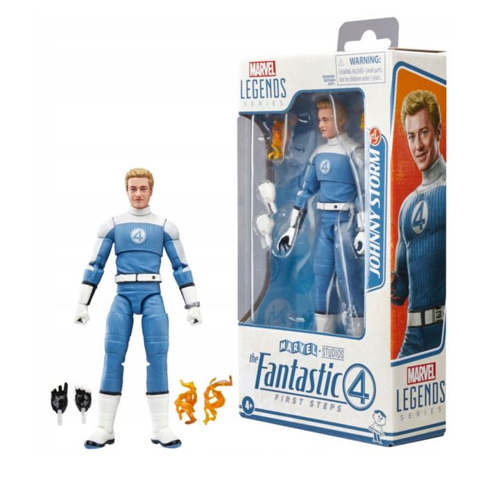 Figurka Fantastyczna 4 Johnny Storm z Serii Marvel Legends