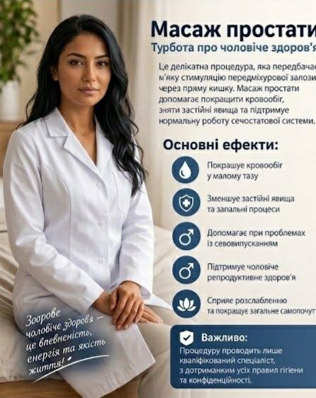 масаж простати для чоловіків