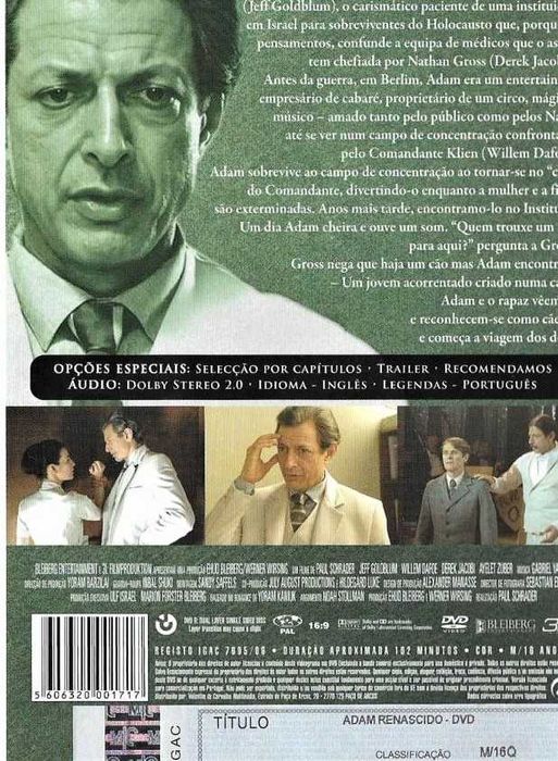 Filme DVD Adam Renascido Novo Legendas PT