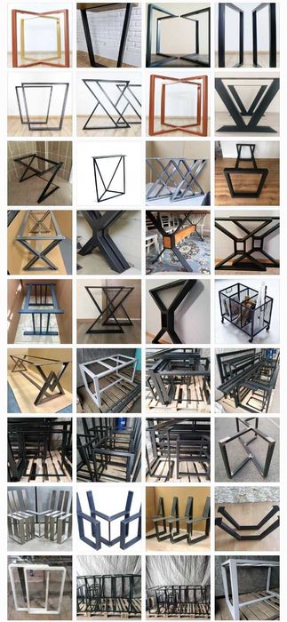 Підстілля, ножки для столів, меблі у стилі Лофт