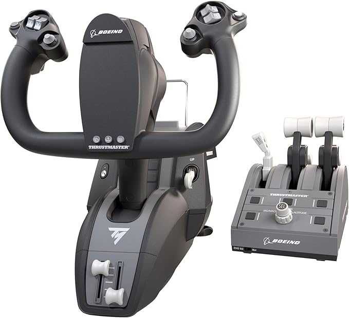 Thrustmaster TCA Yoke Pack Boeing Edition – Wolant i Panel Przepustnicy Xbox / PC