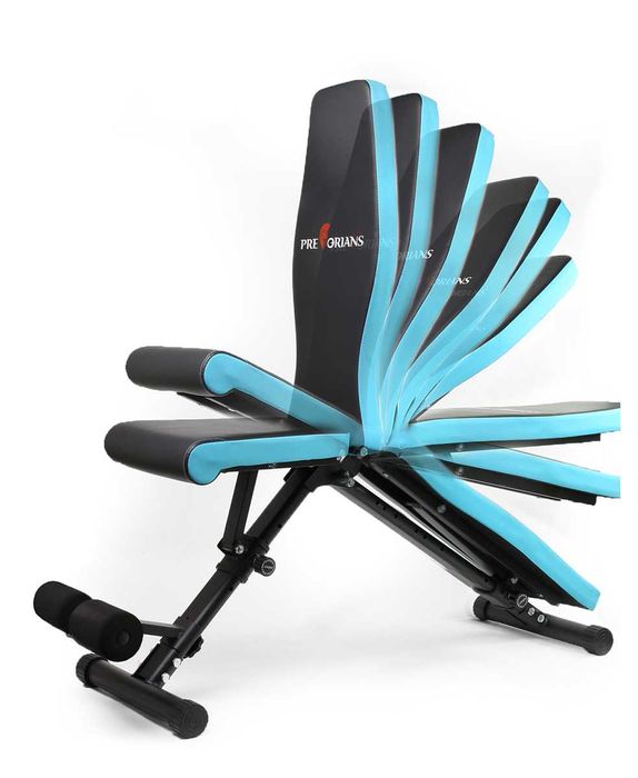 Ławeczka regulowana stojaki gryf hantle obciążenie do ćwiczeń 123kg