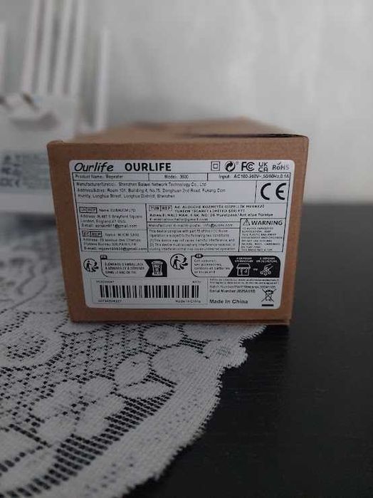 Wzmacniacz sygnału Wi FI 6 / Repeater / 2.4GHz.5GHz