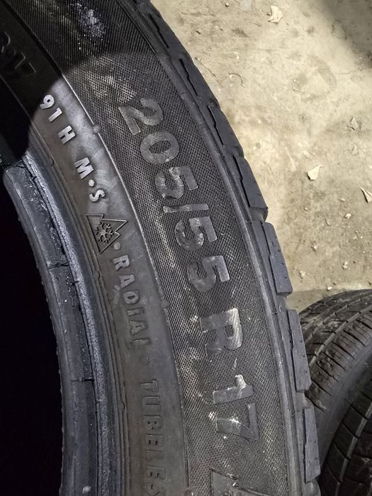 Goavto Terminal купити бу зимові шини Continental 205 55 r17 15р 5.5мм