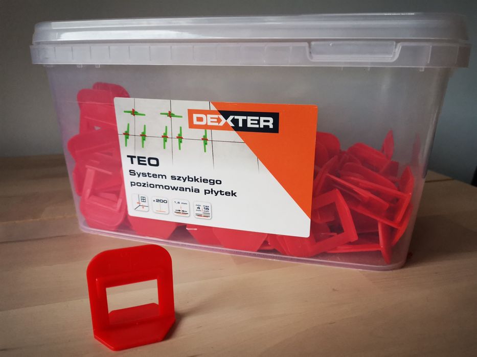 System szybkiego poziomowania płytek TEO DEXTER 1,6mm 100szt
