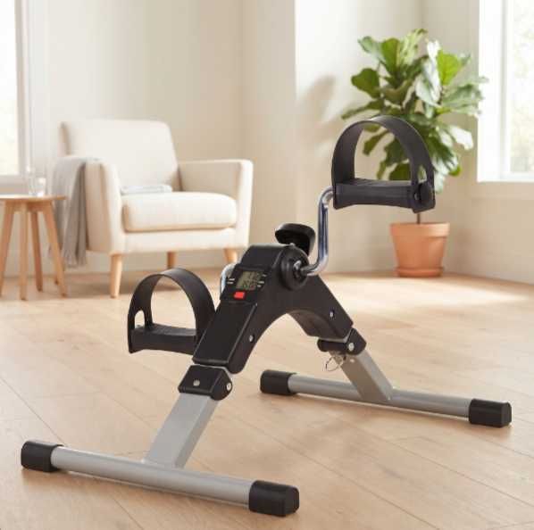 NOWY Mini Rower Treningowy Rotor Rehabilitacyjny Fitness Składany Z Licznikiem Regulacja Opór Akcesoria Treningowe