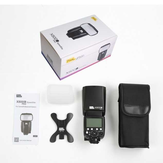 Flash Canon Pixel X800C na caixa e bolsa como novo,TEMOS Outros Flashs