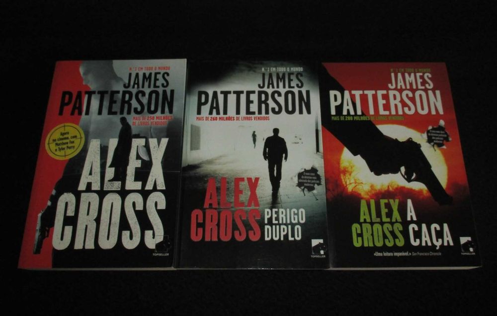 Livros Alex Cross James Patterson 1 a 3