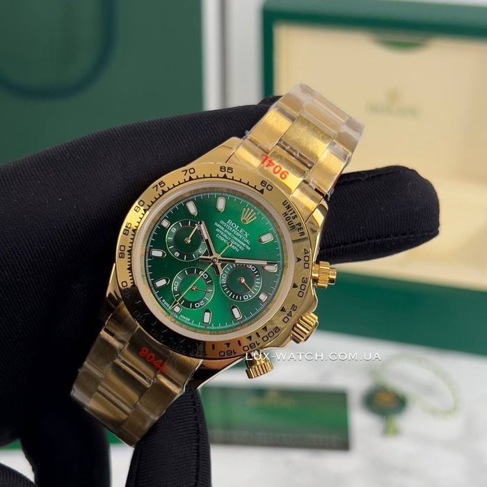 Часы Rolex Daytona Gold-Green Ролекс