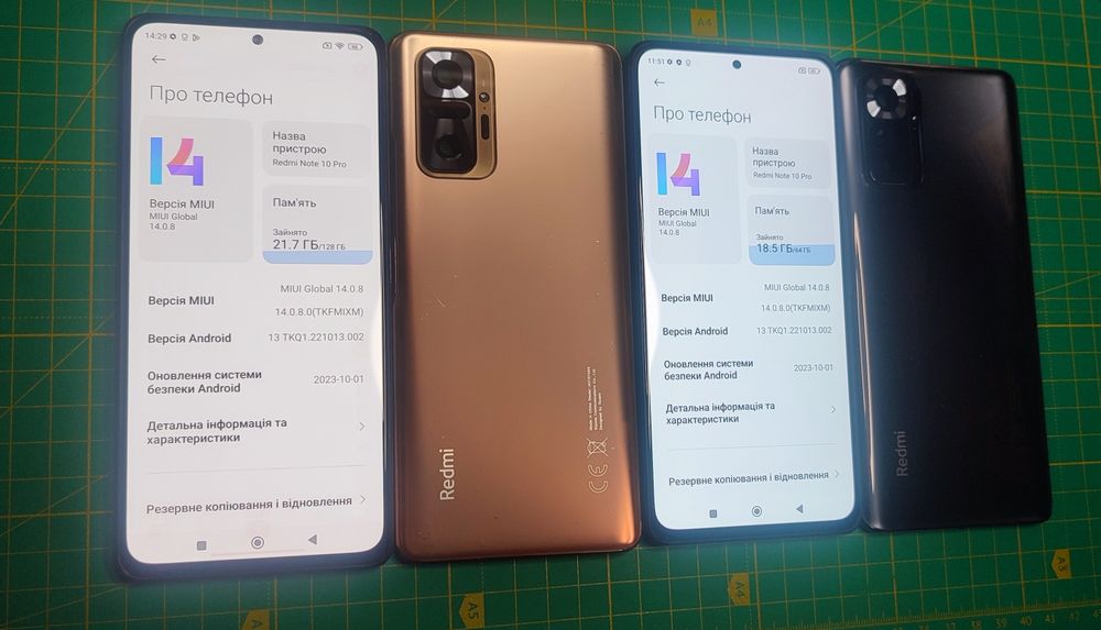По деталях Xiaomi redmi note 10 pro