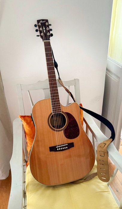 Guitarra Eletroacústica Cort MR710F NAT + Bag + Correia | Revista | Excelente Estado