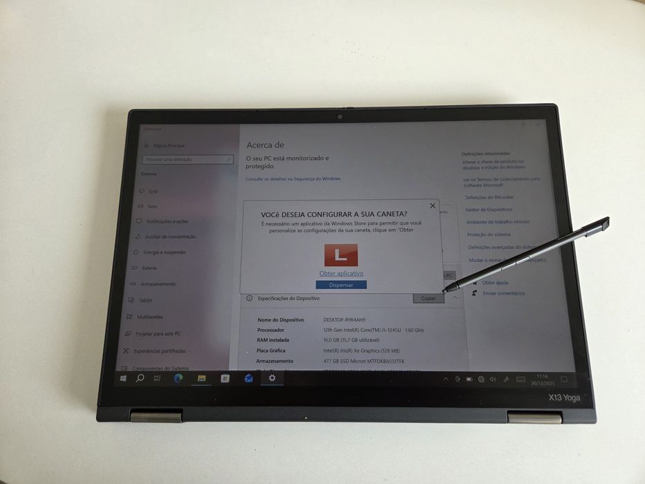 Lenovo Yoga Carbon + Magnesium  X13 i5 pro Gen 12  Thinkpad