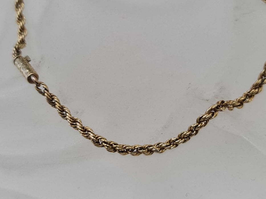 Ciekawa złota bransoletka damska/ 585/ 4.26 gram/ 19cm