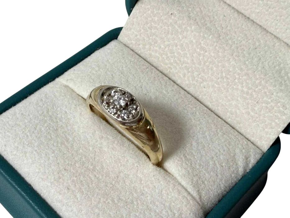 Cudowny złoty pierścionek 585 P/3,54G./ ROZMIAR 15