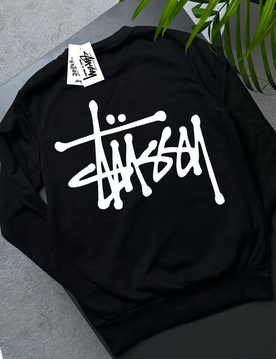 Свитшот Stussy Basic черный
