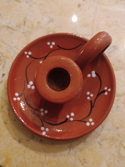 Palmatorias em barro artesanato português